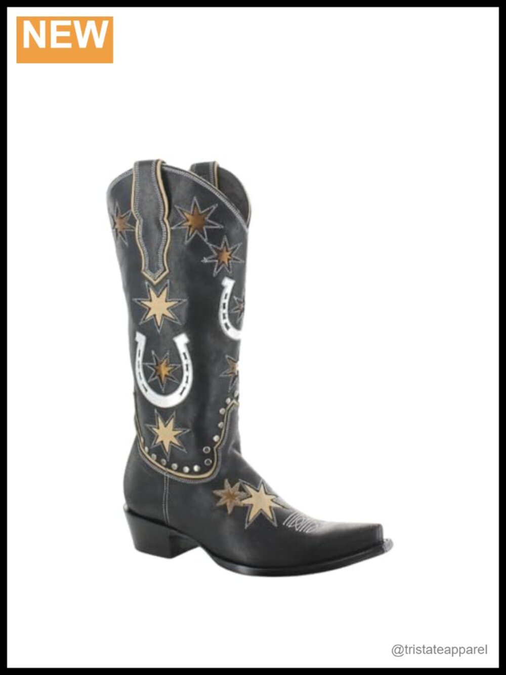 Handcrafted Goat Leather Western Cowboy Boots with Side Zipper